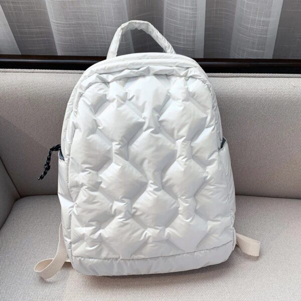 Ultralight Winter Warm Fashion Backpack – Lightweight Travel & School Bag for Women