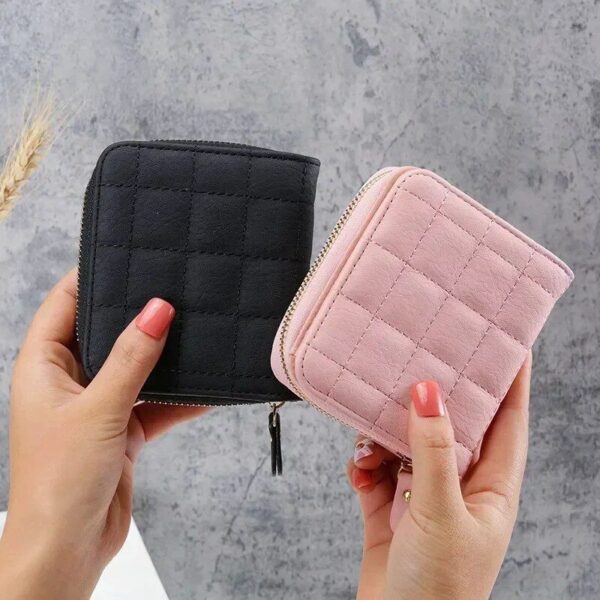 Chic Mini Zipper Wallet with Coin Purse