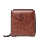 Compact RFID-Blocking Genuine Leather Wallet for Men