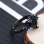 Charming Heart Zirconia Inlaid Ring for Women