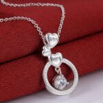 Sterling Silver Heart Pendant Necklace