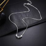 Elegant 925 Sterling Silver Heart Pendant Necklace