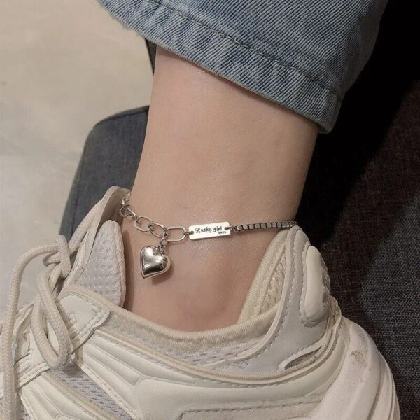 Chic Handmade Love Heart Anklet Bracelet