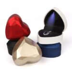 Enchanting LED Heart-Shaped Ring Box - Elegant Jewelry Presentation Case