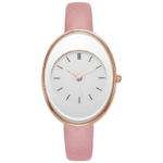 Elegant Fashion Quartz Wristwatch for Women - Simple and Luxurious Leather Band Watch