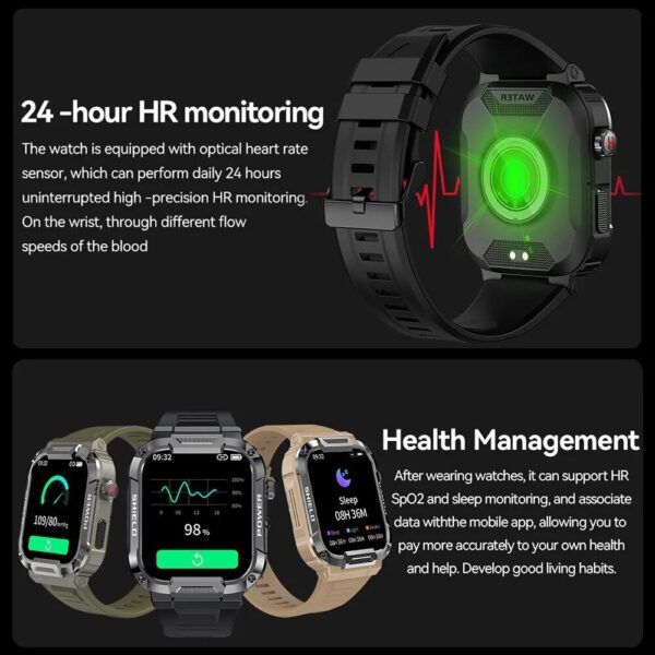 Outdoor Military Smart Watch