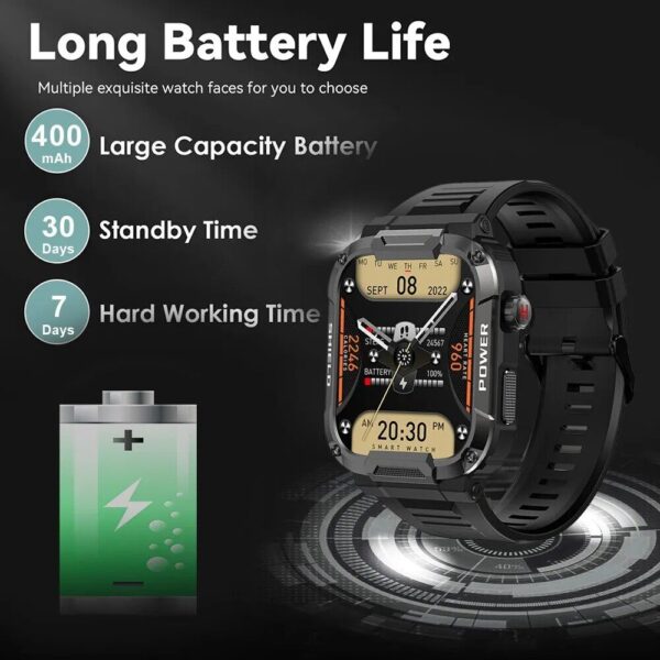 Outdoor Military Smart Watch - Image 7