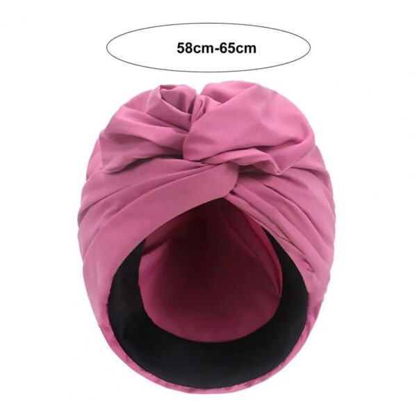 Versatile Solid Color Turban Bandana for Women - Image 7