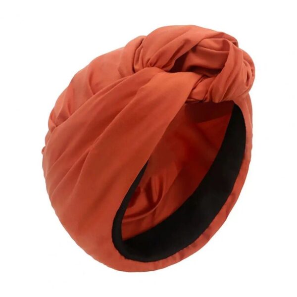 Versatile Solid Color Turban Bandana for Women - Image 5