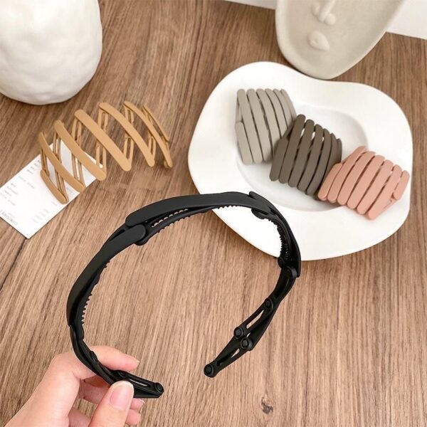 Chic Morandi Color Folding Hairband