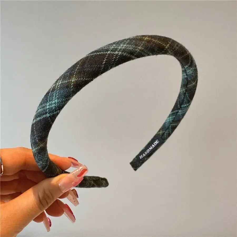 Elegant Plaid Hairband
