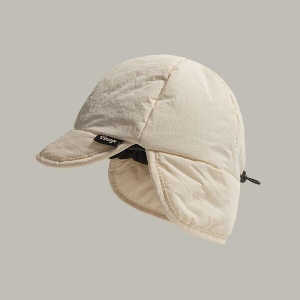 Unisex Retro Japanese Padded Ear Bomber Hat for Winter Outdoor Activities