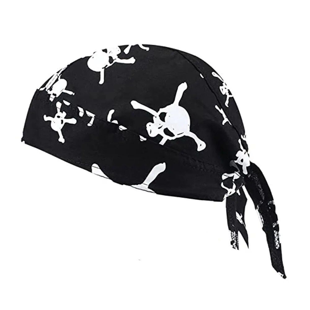 Unisex Multi-Purpose Cycling Pirate Cap – Breathable & UV Protective Bandana for Sports Enthusiasts