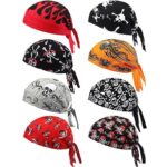 Unisex Multi-Purpose Cycling Pirate Cap - Breathable & UV Protective Bandana for Sports Enthusiasts