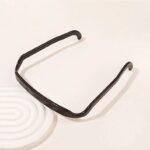 Elegant Sunglasses-Shaped Solid Hairband