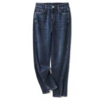 High-Waisted Plus Size Straight Jeans - Spring 2023 Collection