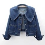 Chic Denim Jacket - Women's Casual Slim-Fit Jean Coat