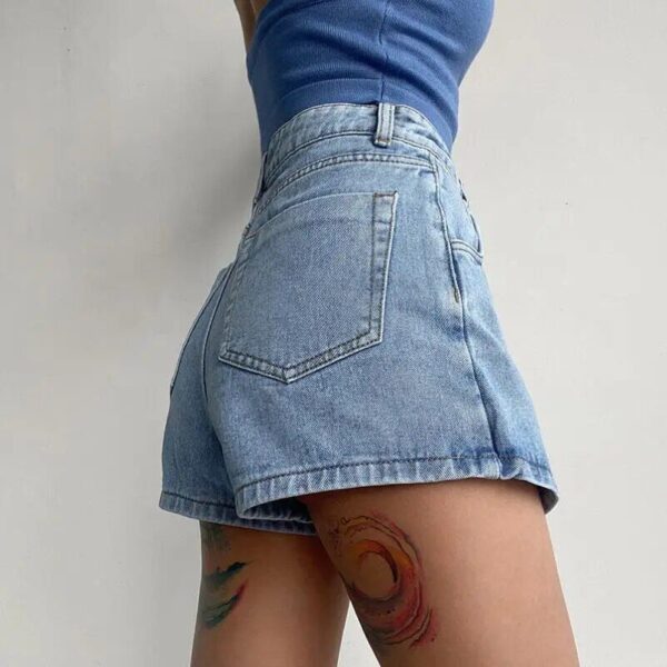 Chic Asymmetrical Mini Denim Skirt – Summer Slim Fit Streetwear Essential