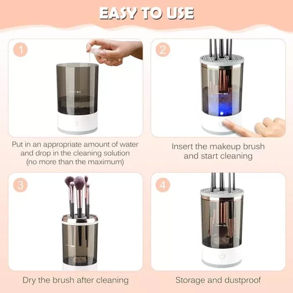 Electric Rechargeable Makeup Brush Cleaner - Image 6