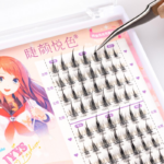 Manga-Inspired Fluffy Natural Long Cluster Lashes - Synthetic Heat Bonded Extensions