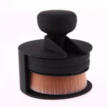Single Push-Pull Portable O-Shape Seal Stamp Makeup Pen: Foundation, Powder & Blush Brush