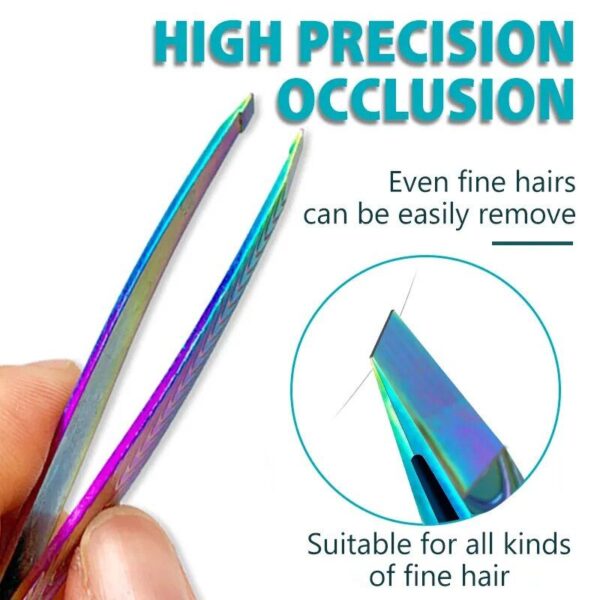 Professional Stainless Steel Eyebrow Tweezers – Effective Hair Removal Tool