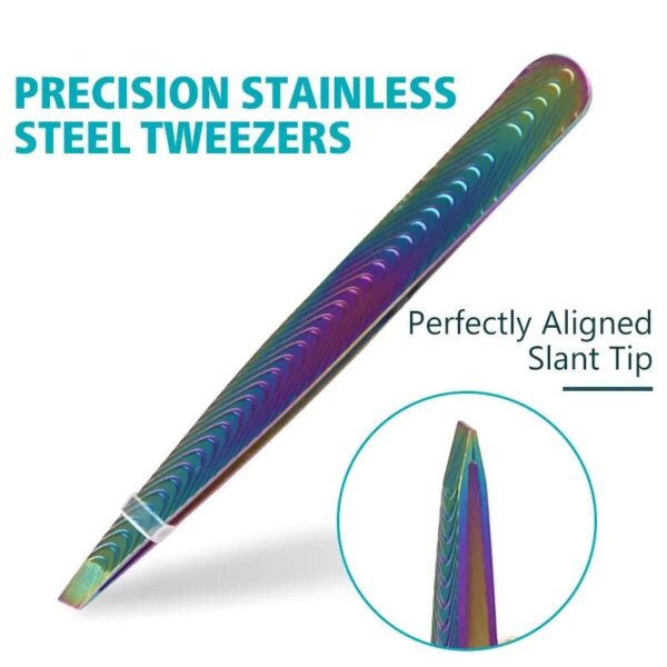 Professional Stainless Steel Eyebrow Tweezers – Effective Hair Removal Tool