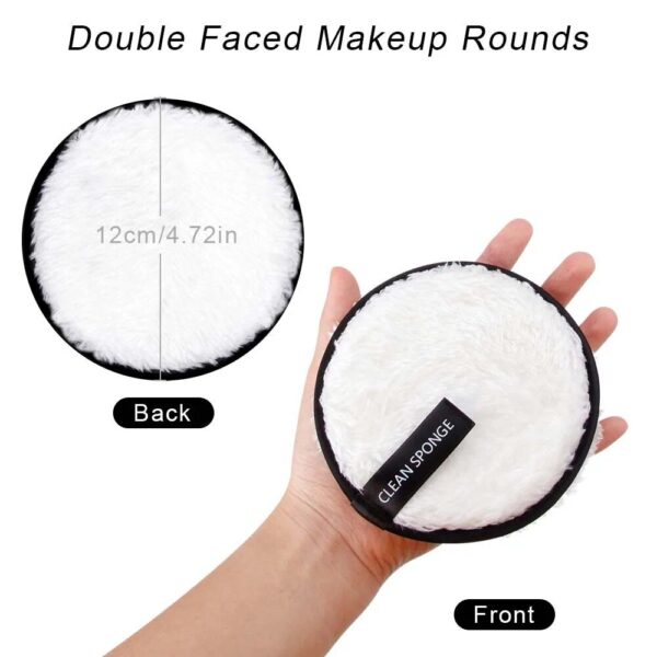 3-Piece Reusable Magic Makeup Remover Pads: Gentle & Sustainable