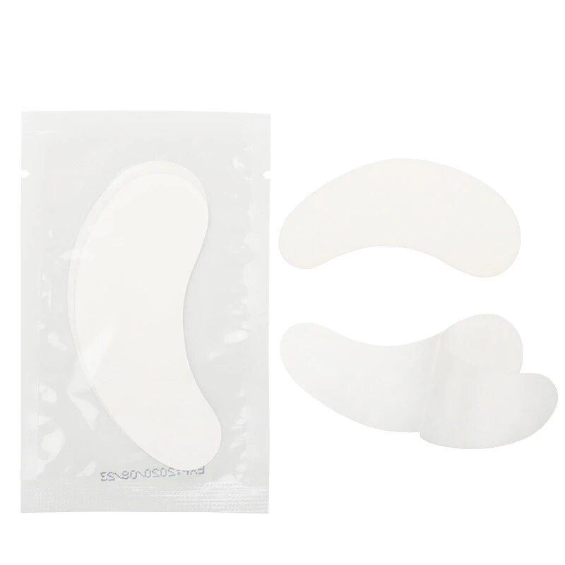 50Pairs Luxe Hydrogel Eye Pads for Eyelash Extension – Lint-Free, Anti-Wrinkle Gel Patches