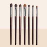 Professional 7-Piece Makeup Brush Set - Natural & Synthetic Hair Blending and Shader Brushes