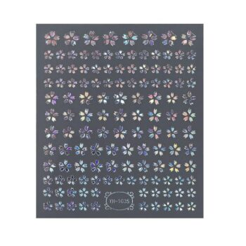 Glittering Sakura Nail Art Stickers