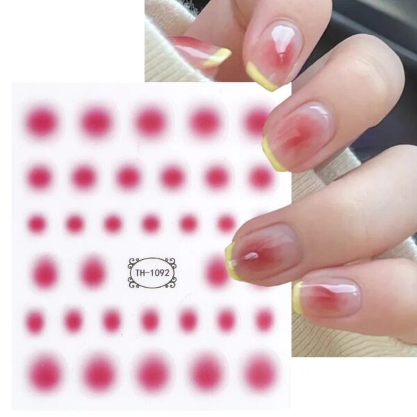 3D Jelly Gradient Nail Stickers - Image 2