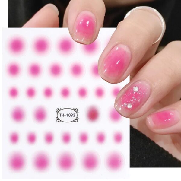 3D Jelly Gradient Nail Stickers - Image 3