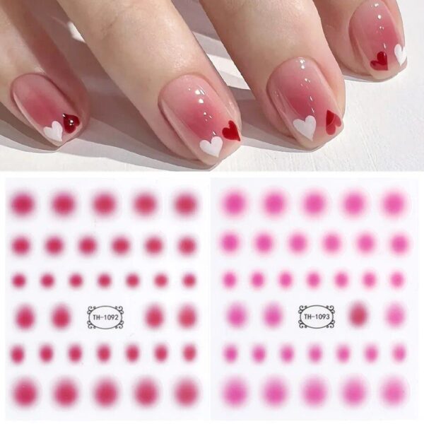 3D Jelly Gradient Nail Stickers - Image 4