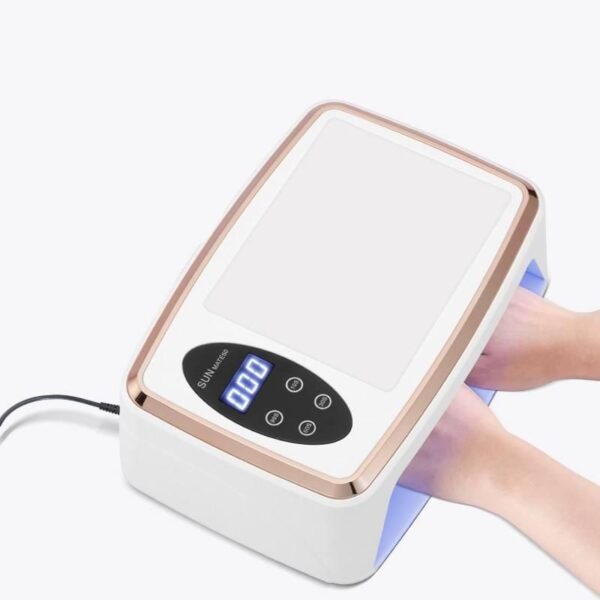 High-Efficiency 90 LED Nail Dryer – Dual Power UV/LED Lamp for All Gel Polishes