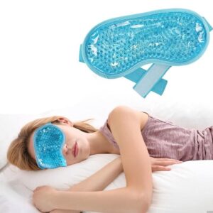 Rejuvenating Gel Ice Eye Mask: Dual-Purpose Hot & Cold Relief for Brighter Eyes