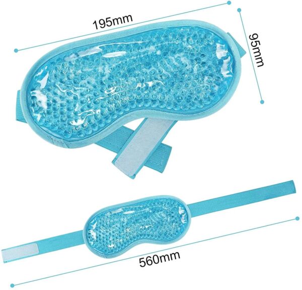 Rejuvenating Gel Ice Eye Mask: Dual-Purpose Hot & Cold Relief for Brighter Eyes - Image 3