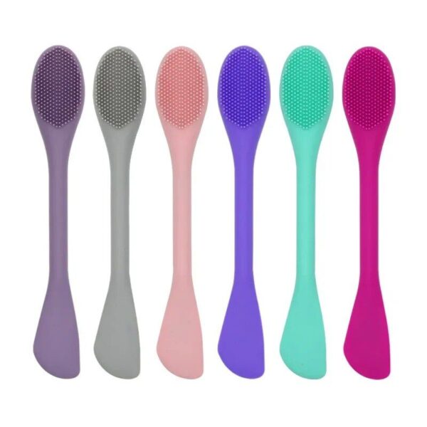 Soft Silicone Facial Cleansing Brush - Deep Pore Exfoliator for Gentle Skin Care - Image 2