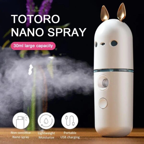 Portable Nano Facial Sprayer – USB Rechargeable Mini Humidifier for Skin Hydration and Care