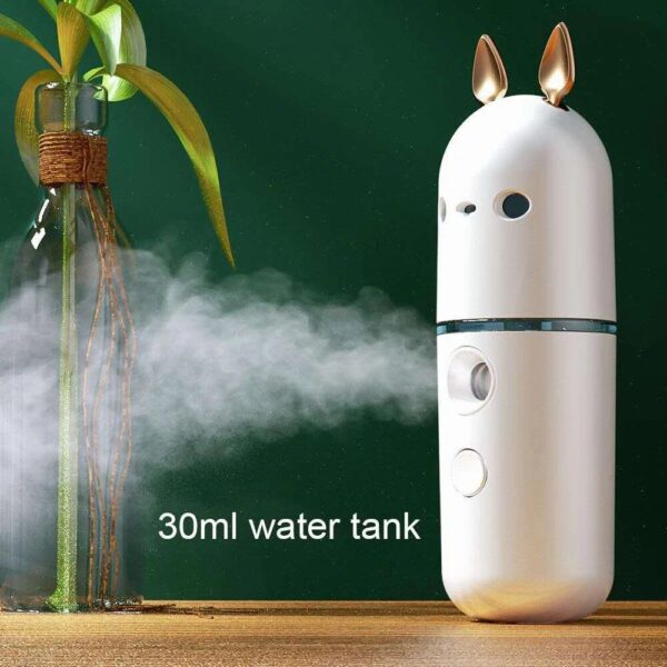 Portable Nano Facial Sprayer – USB Rechargeable Mini Humidifier for Skin Hydration and Care