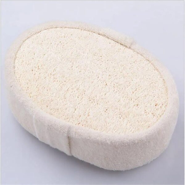 Natural Exfoliating Loofah Sponge – Soft Body Scrubber & Bath Massager - Image 5