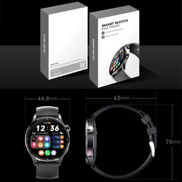 AMOLED HD Smart Watch with AI Voice & Body Temperature Detection - Image 4