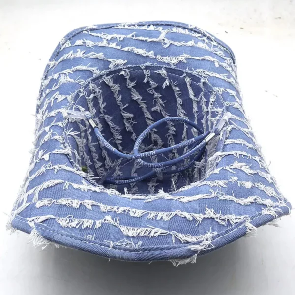 Unisex Plaid Fedora Bucket Hat