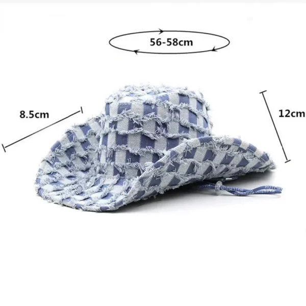 Unisex Plaid Fedora Bucket Hat