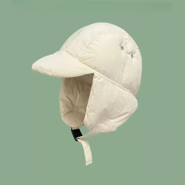 Winter Warm Unisex Retro Bomber Hat with Ear Protection for Outdoor Activities - Image 4