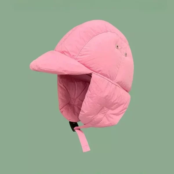 Winter Warm Unisex Retro Bomber Hat with Ear Protection for Outdoor Activities - Image 5