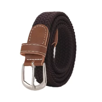 2023 Trendy Unisex Canvas Belt with Metal Alloy Pin Buckle for Casual and Formal Attire