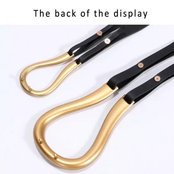 Elegant European Style Horseshoe Buckle Belt for Women