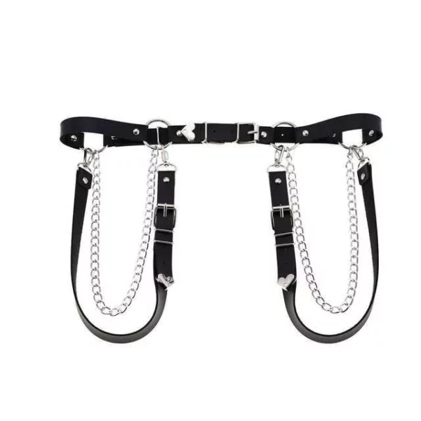 Edgy Punk Chain Belt