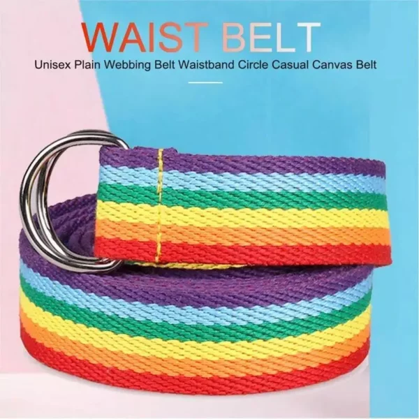 Rainbow Fabric Belt - Image 5